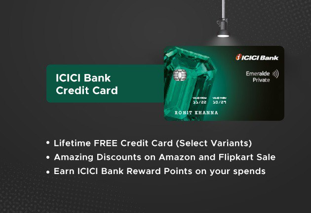ICICI Bank Credit Card (LIFETIME FREE)