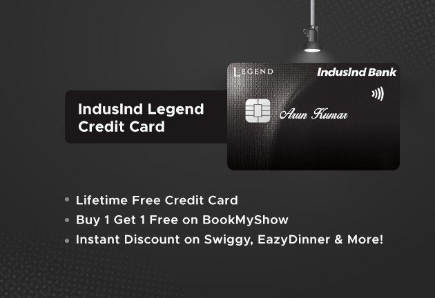 IndusInd Legend CREDIT CARD (LIFETIME FREE)