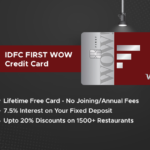 idfc first wow credit card