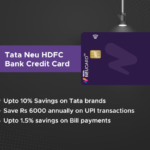 Tata Neu HDFC Bank Credit Card